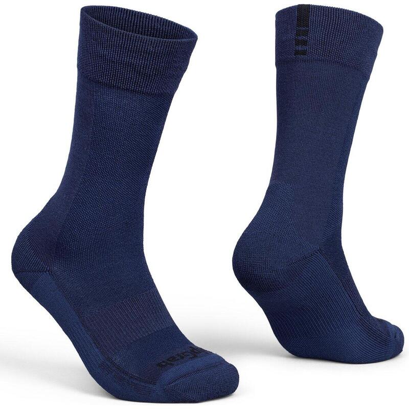 Chaussettes vélo d'hiver Alpine Merino High Cut navy