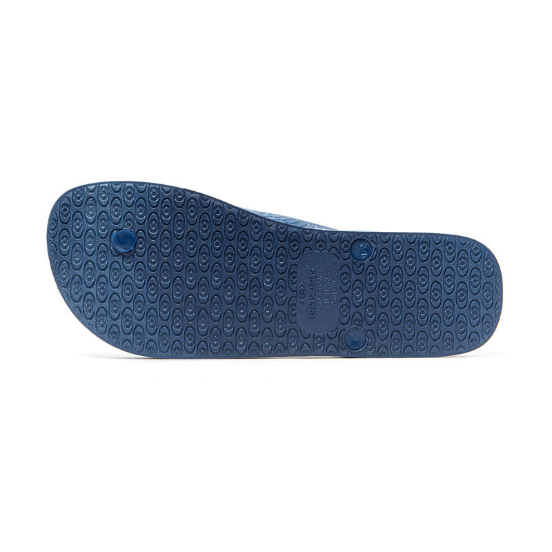 Tongs bleu marine avec semelle antidérapante pour hommes