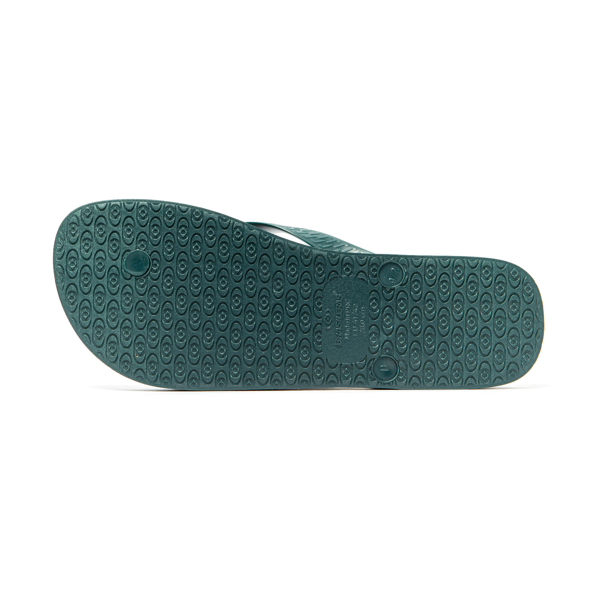 Infradito da uomo con punta brasiliana Suola antiscivolo verde militare 7/7