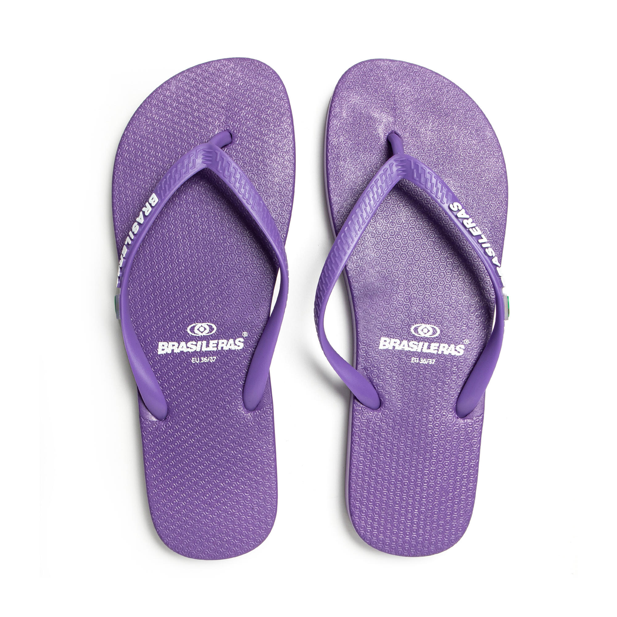 Tongs lila pour femme avec semelle antidérapante 6/7