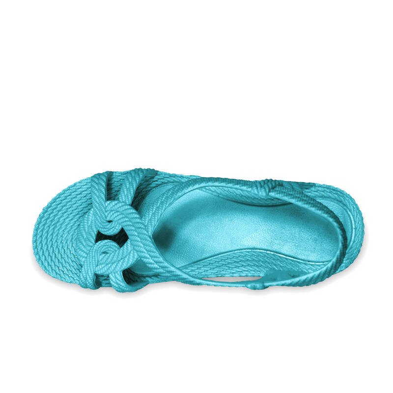 Tongs Brasileras pour Femmes de couleur turquoise