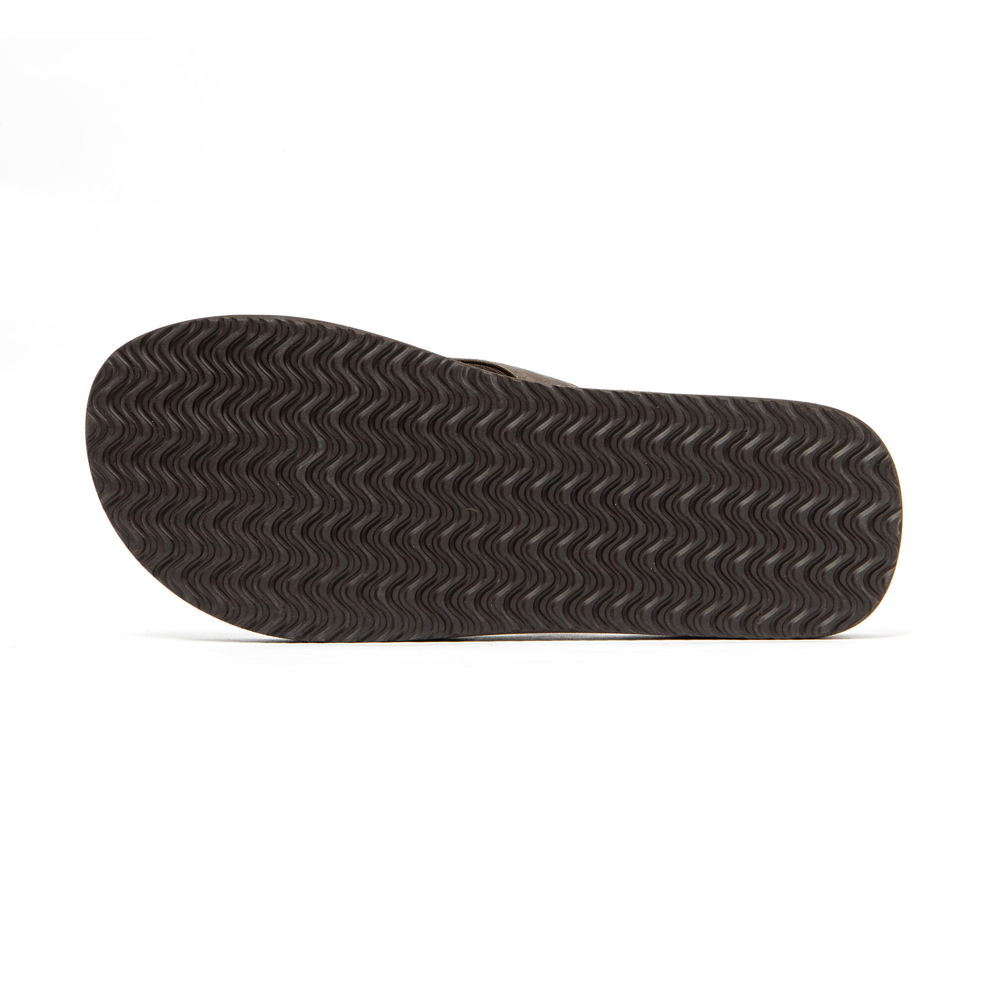 Tongs à bout marron pour homme avec semelle antidérapante 7/7