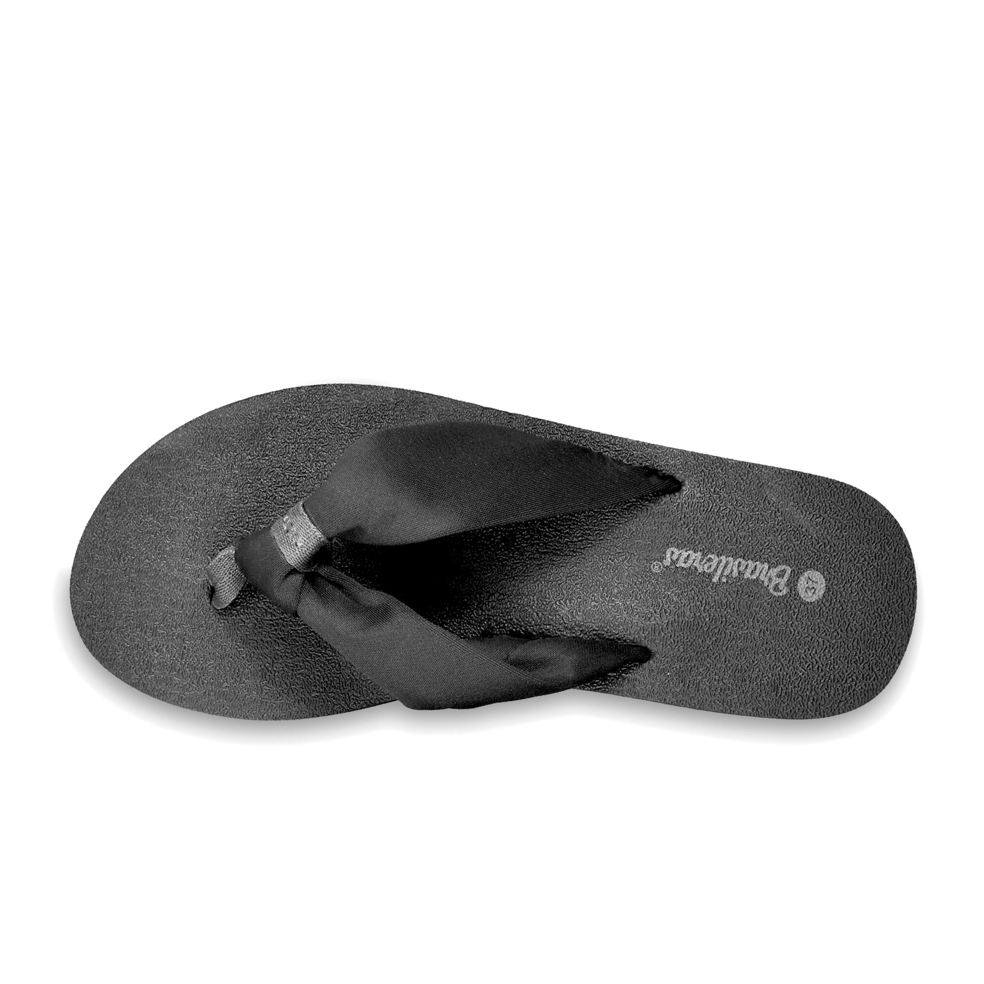 Tongs Brasileras pour femme de couleur noir 6/6
