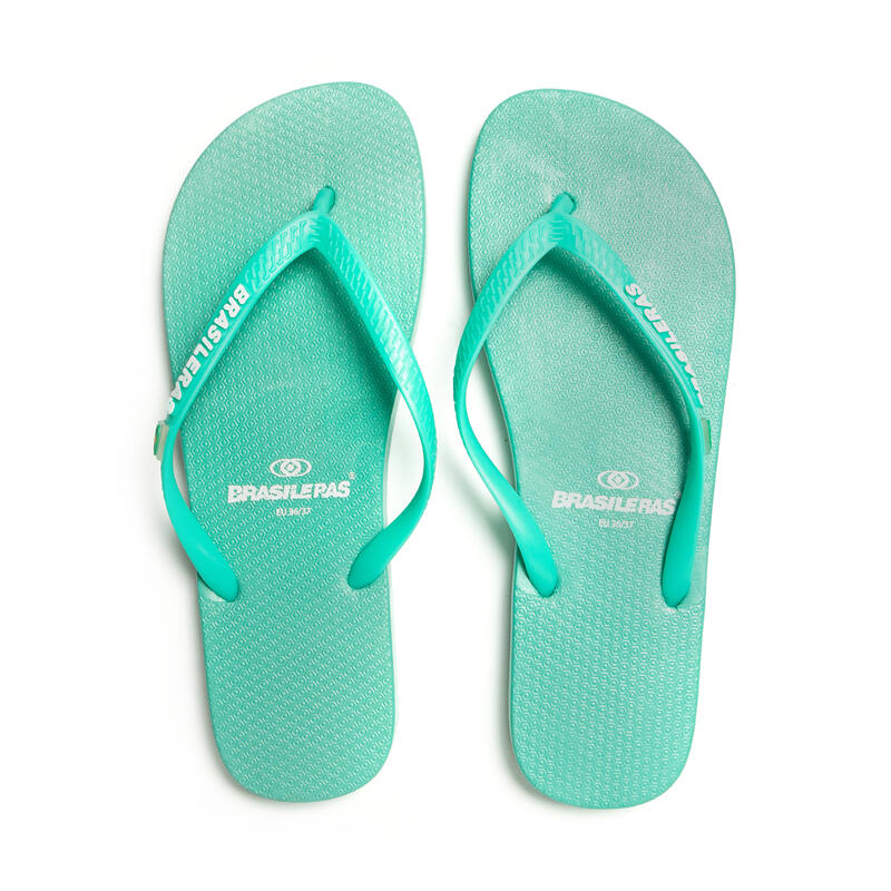 Vrouwen Brasilerase Teen Flip Flops Water Groen Met Niet-gladde Zool