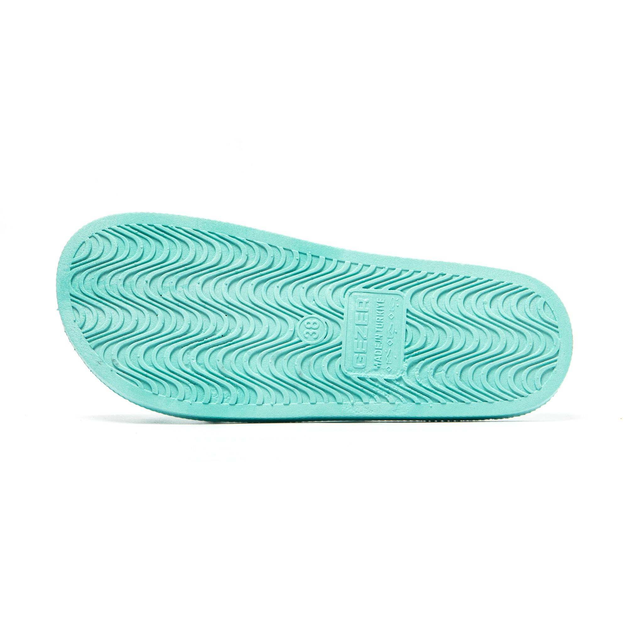 Sandali Brasileras da donna di colore verde acqua con suola antiscivolo 7/7