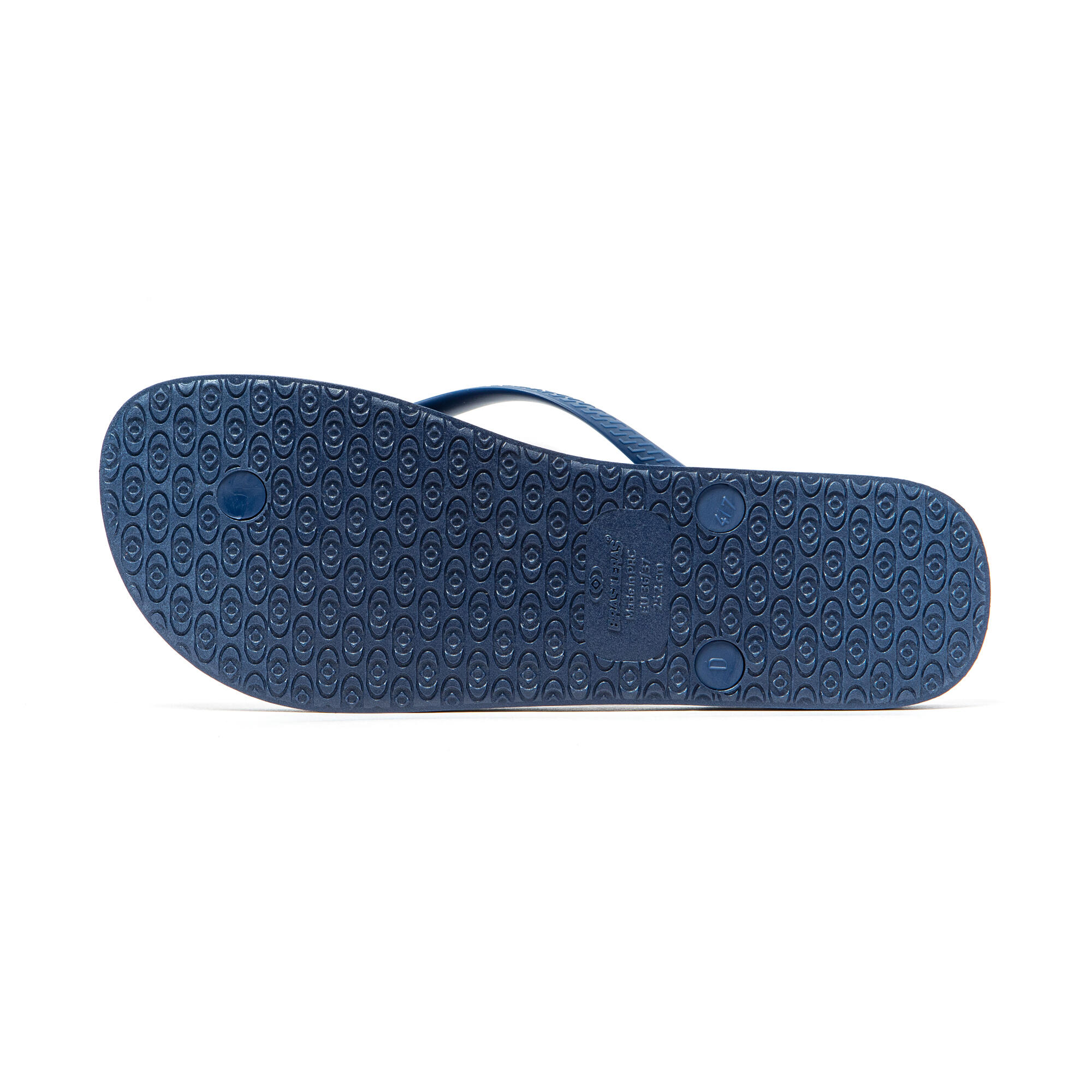 Chanclas Dedo Brasileras De Mujer Azul Marino Con Suela Antideslizante 7/7