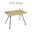 End One-Piece Folding Camping Table - Sand Beige