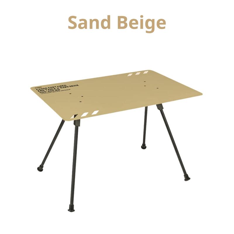 End One-Piece Folding Camping Table - Sand Beige