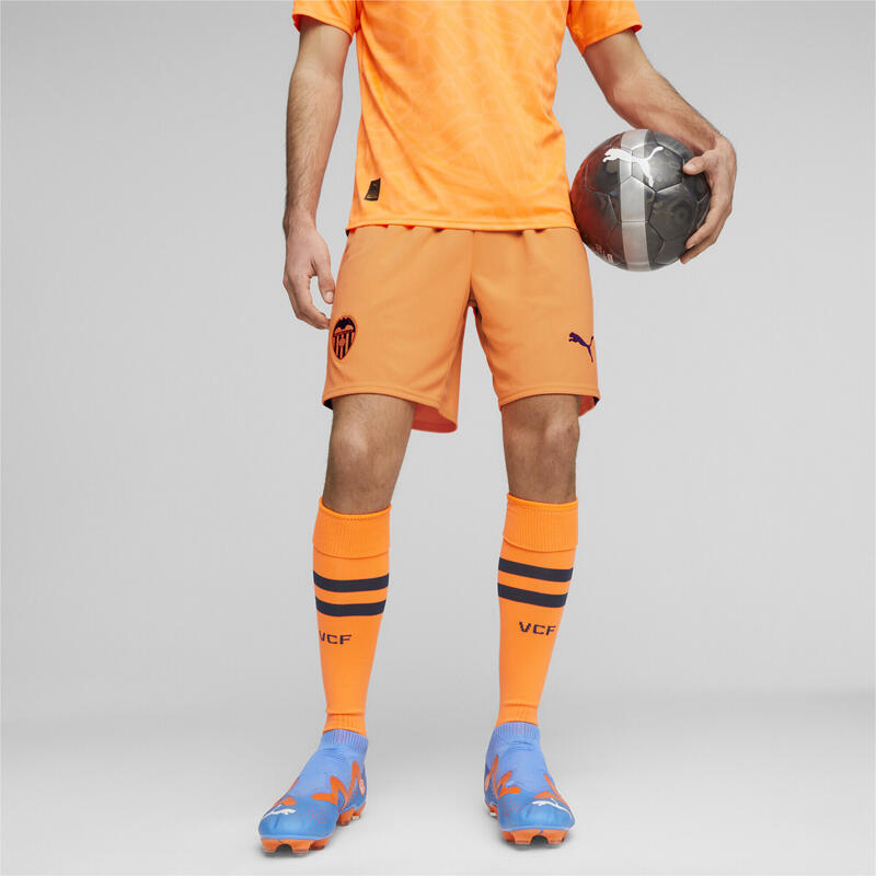 Shorts de fútbol VCF Hombre PUMA Ultra Orange