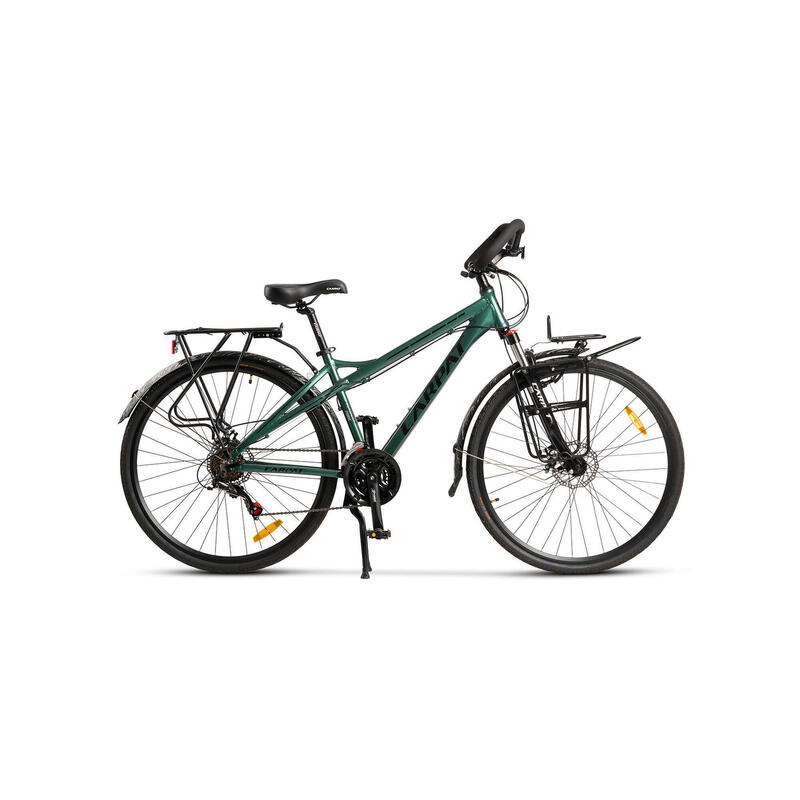 Bicicleta de Oras/Trekking CARPAT C700C 28" Verde/Negru