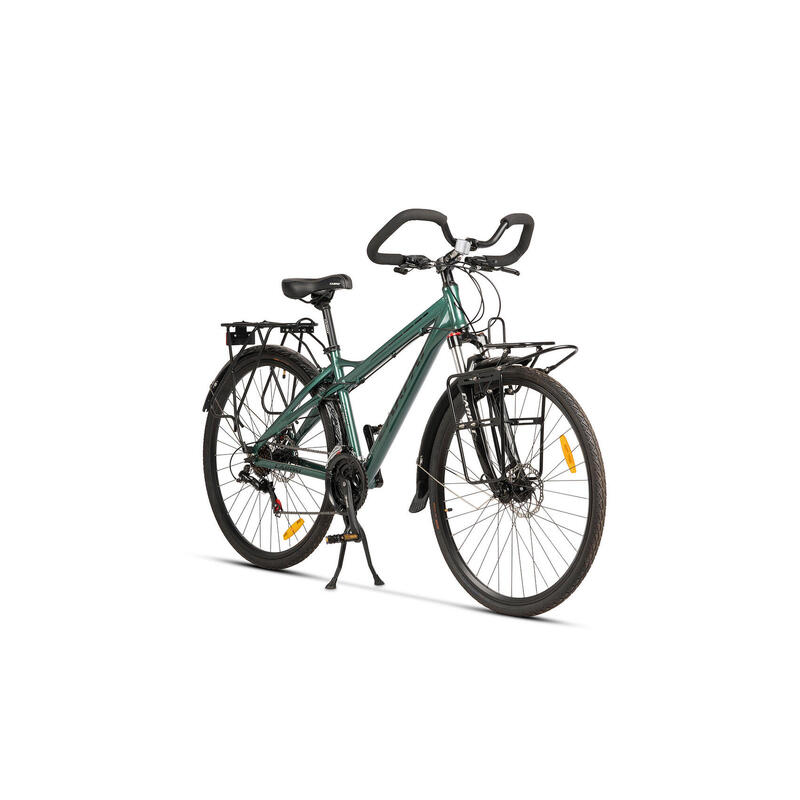 Bicicleta de Oras/Trekking CARPAT C700C 28" Verde/Negru