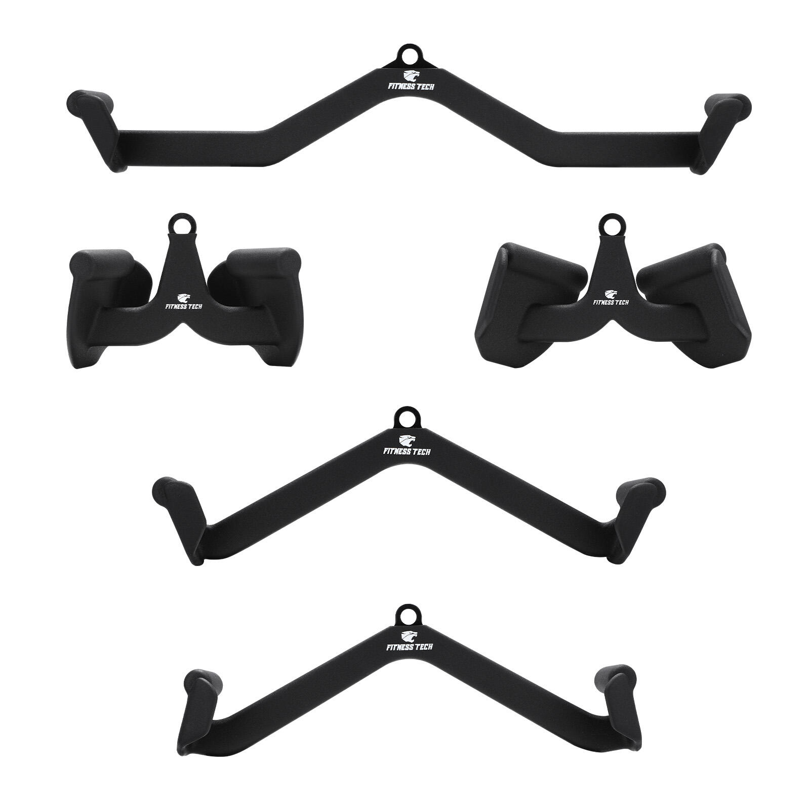 Conjunto de Puxadores para Polia Fitness Tech - 5 Peças 2/8