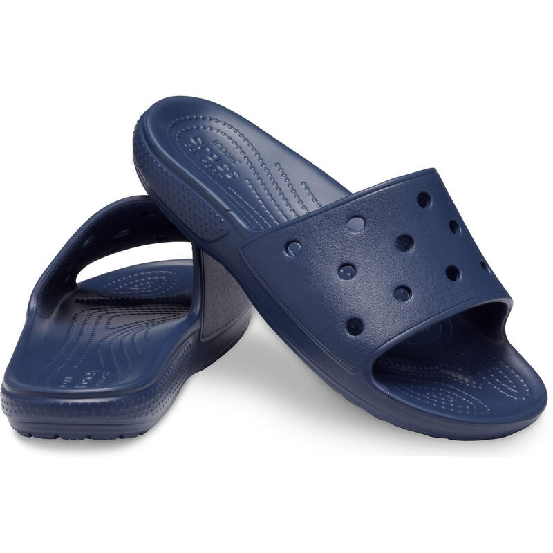 Chanclas Crocs Classic Slide, Azul, Unisexo