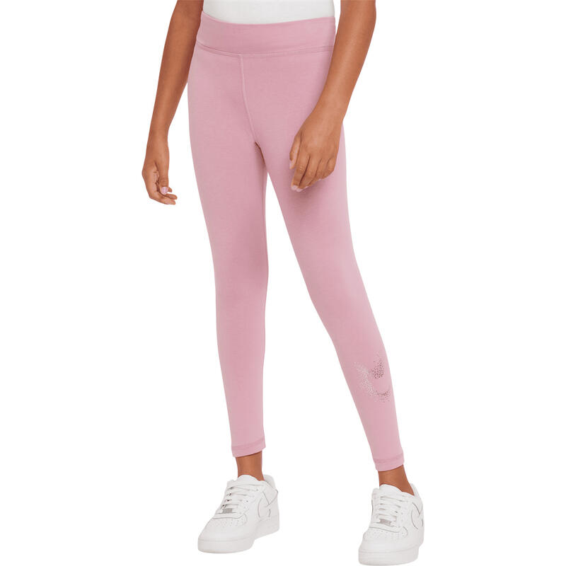 Polainas Nike Sportswear Essential Older Kids Girls' Mid-Rise, Rosado, Niños