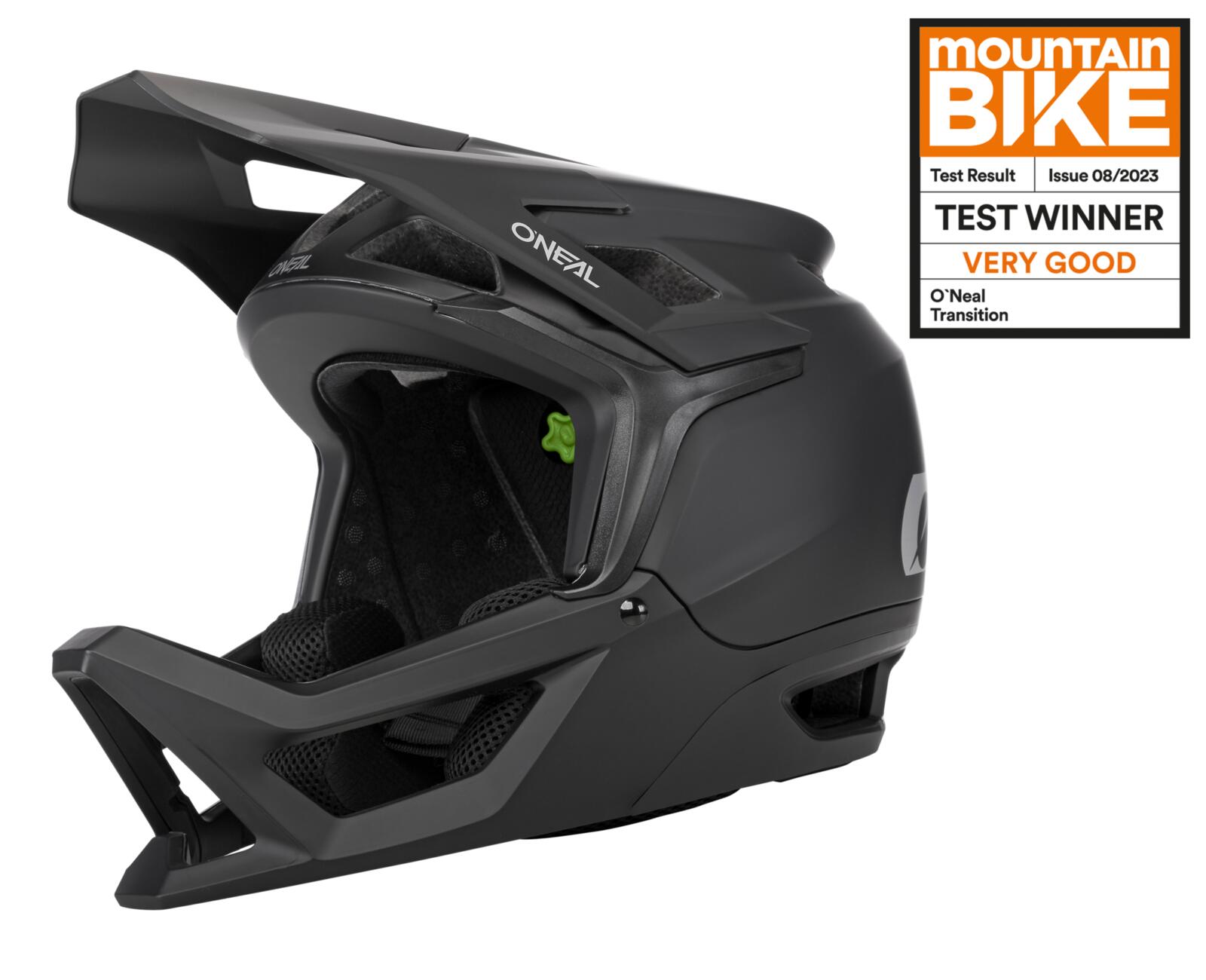 MTB Full Face TRANSITION Unisex Black | Decathlon