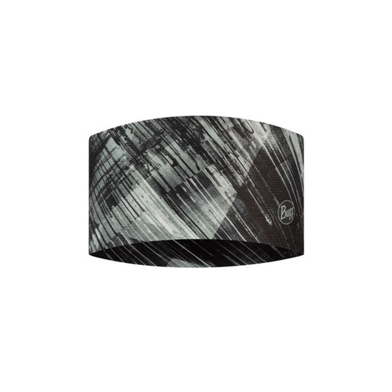 CoolNet UV Wide 跑步運動頭巾 - 灰色/黑色