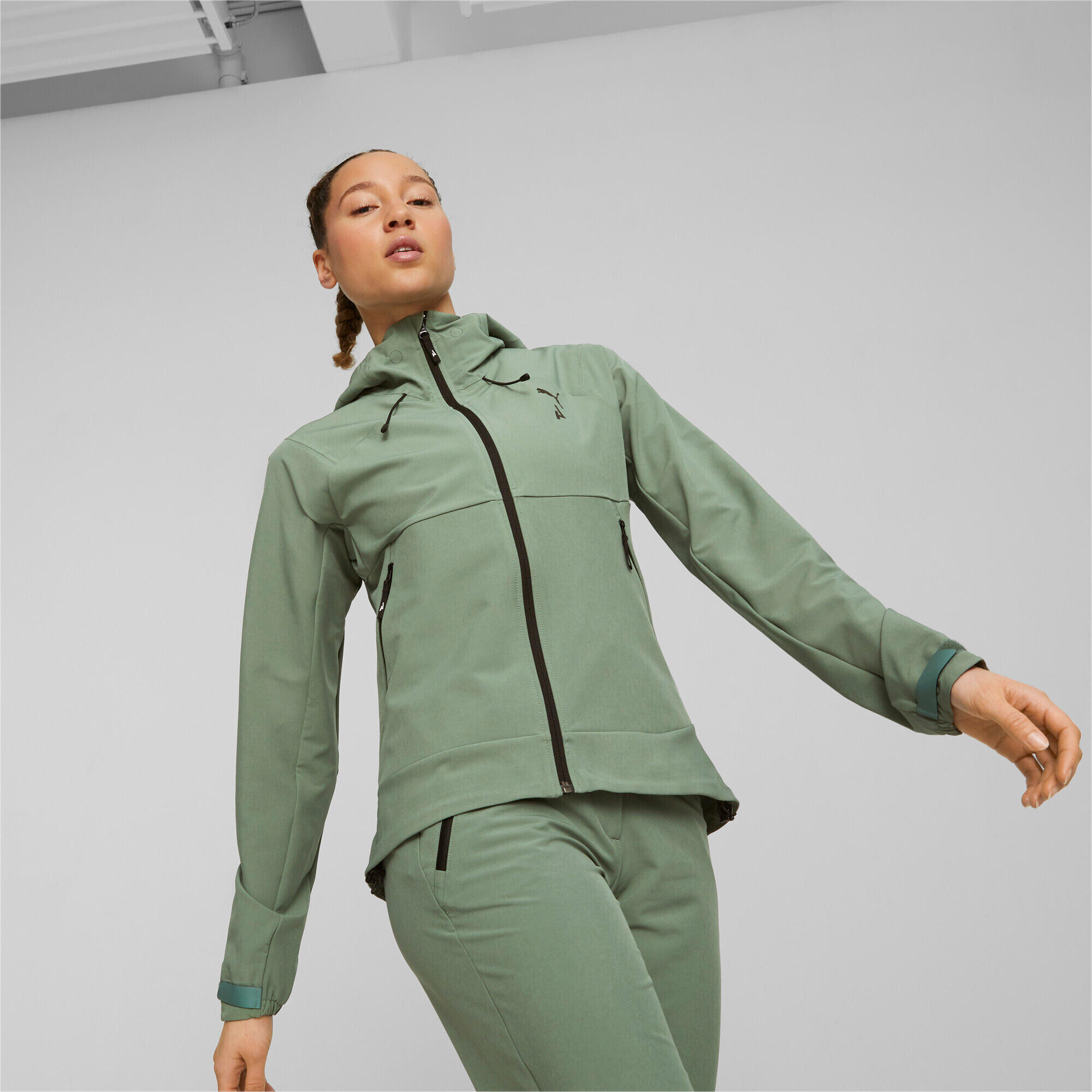 Veste puma store femme verte