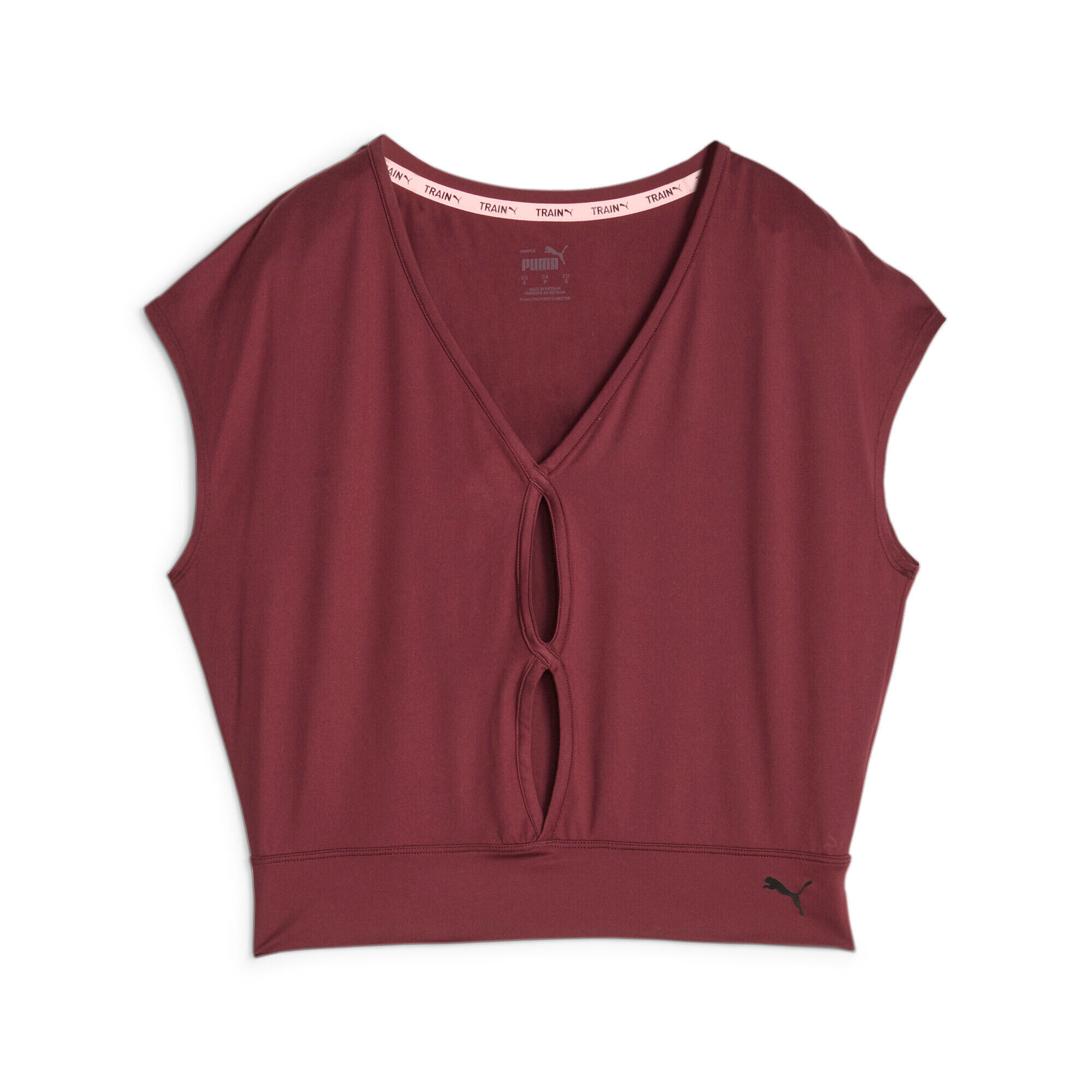 Puma - Maillot Tendance Femme Puma Studio Yogi - Débardeur - Bordeaux|marron|rouge - 42 M/l - Decathlon