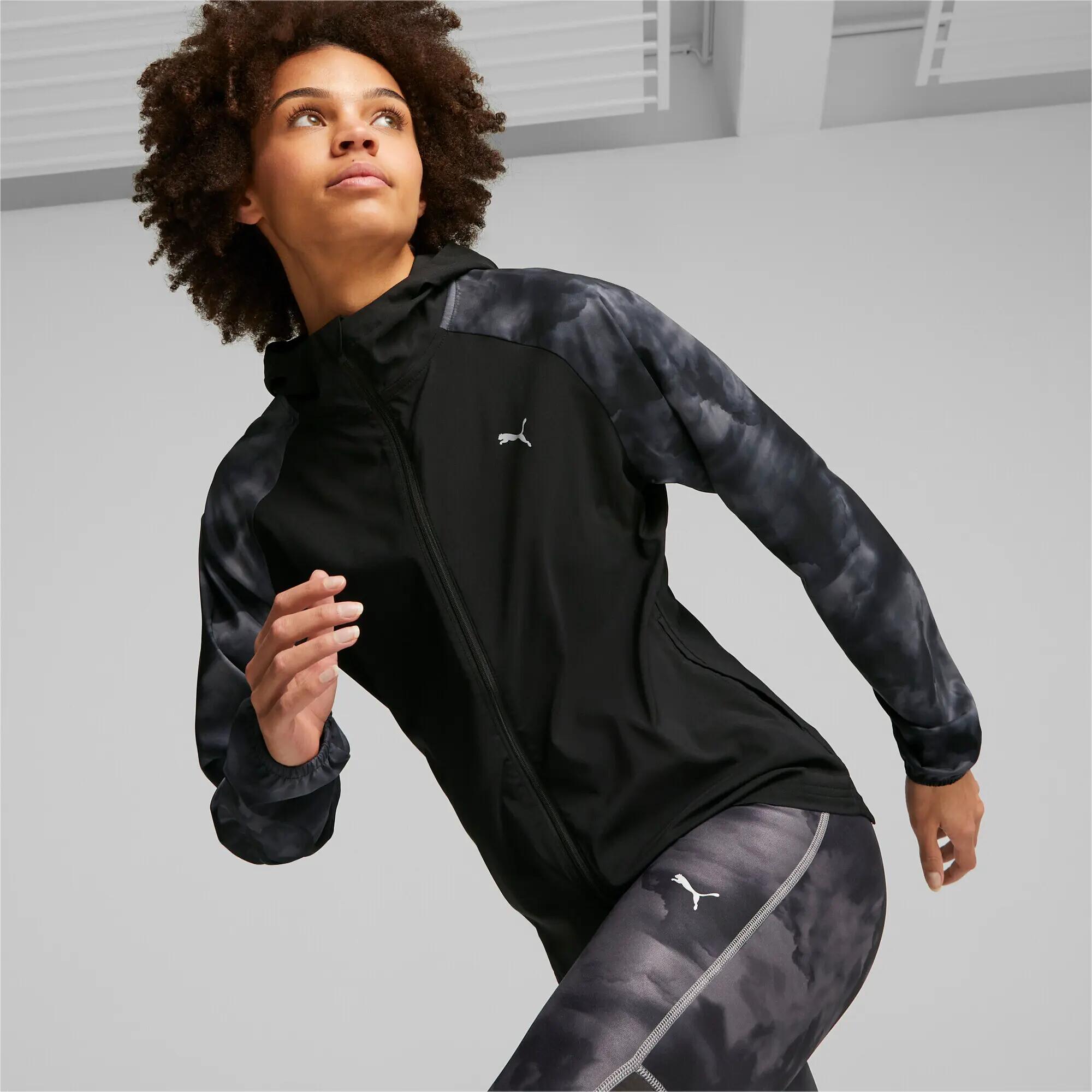 Veste imperméable tissé femme Puma Run Favorite AOP 2/7