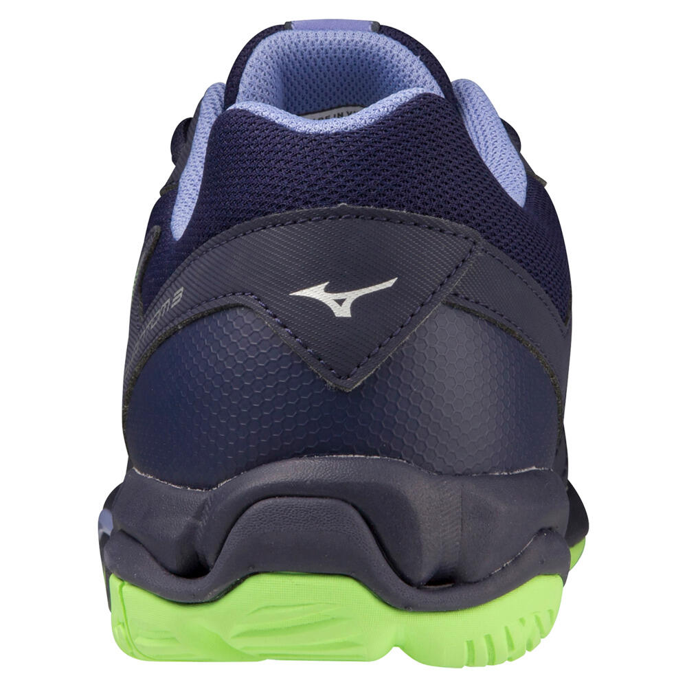 Zapatillas de balonmano Mizuno Wave Phantom 3 Azul/Verde 2/5