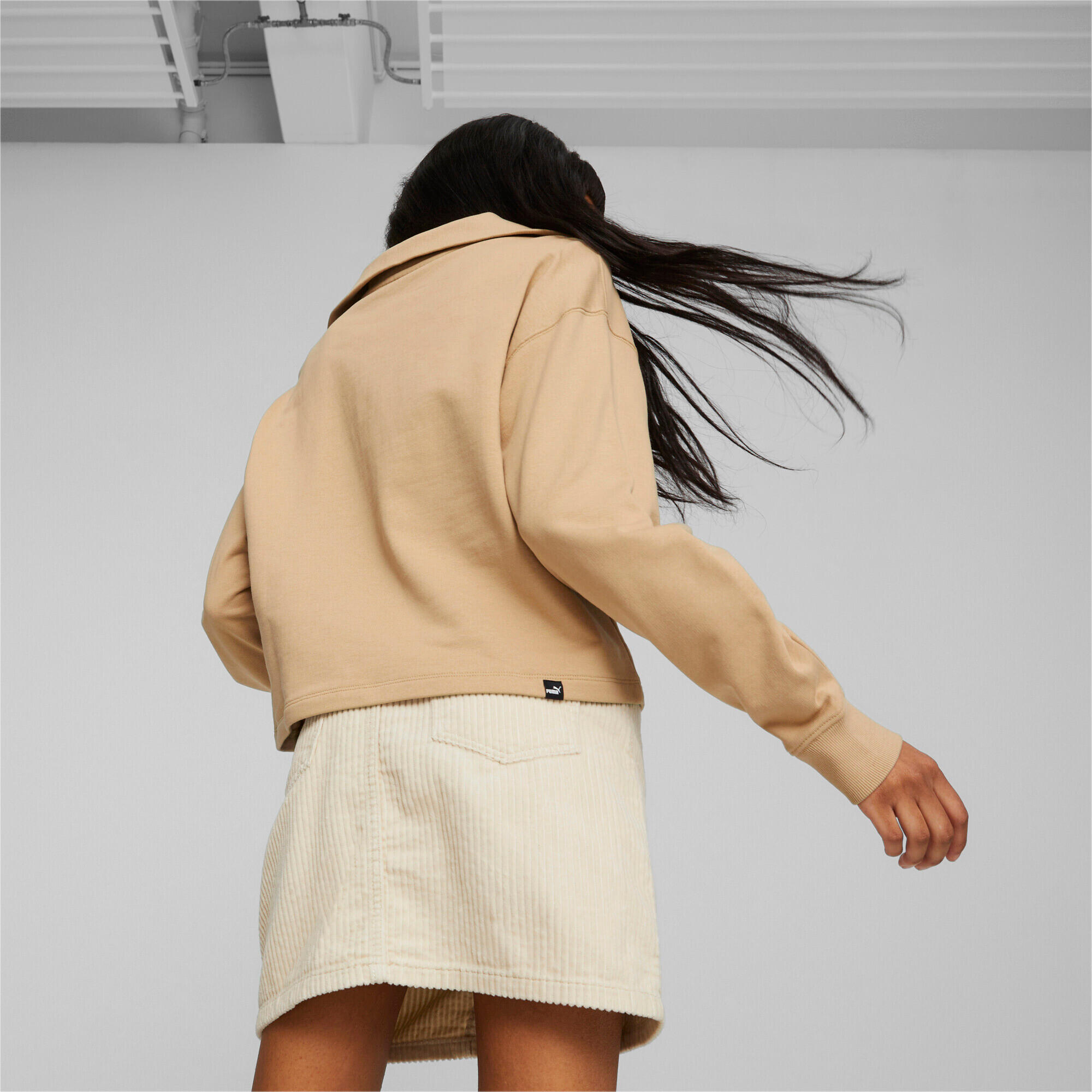 Sweatshirt mit hohem Kragen, Damen Puma Her HZ TR 4/7