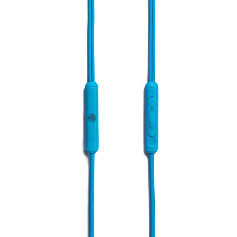 Casti in-ear cu fir Basic Gamma, microfon, albastru