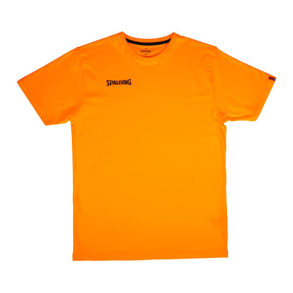Spalding - T-shirt Pour Hommes - Basketball Essential Tee Orange - T-shirt Manches Courtes - Orange - 38 S - Decathlon
