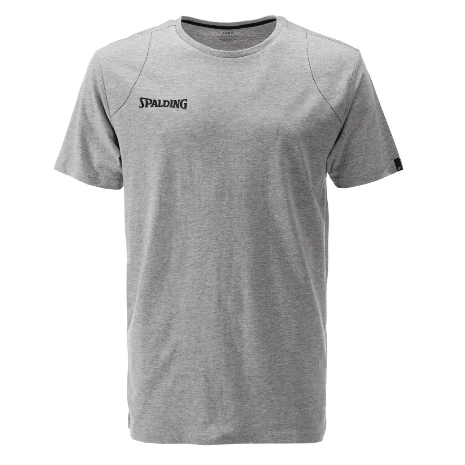 Spalding - T-shirt Pour Hommes - Basketball Essential Tee Gris Clair - T-shirt Manches Courtes - Gris - 7-8 Ans / 128-134 Cm - Decathlon
