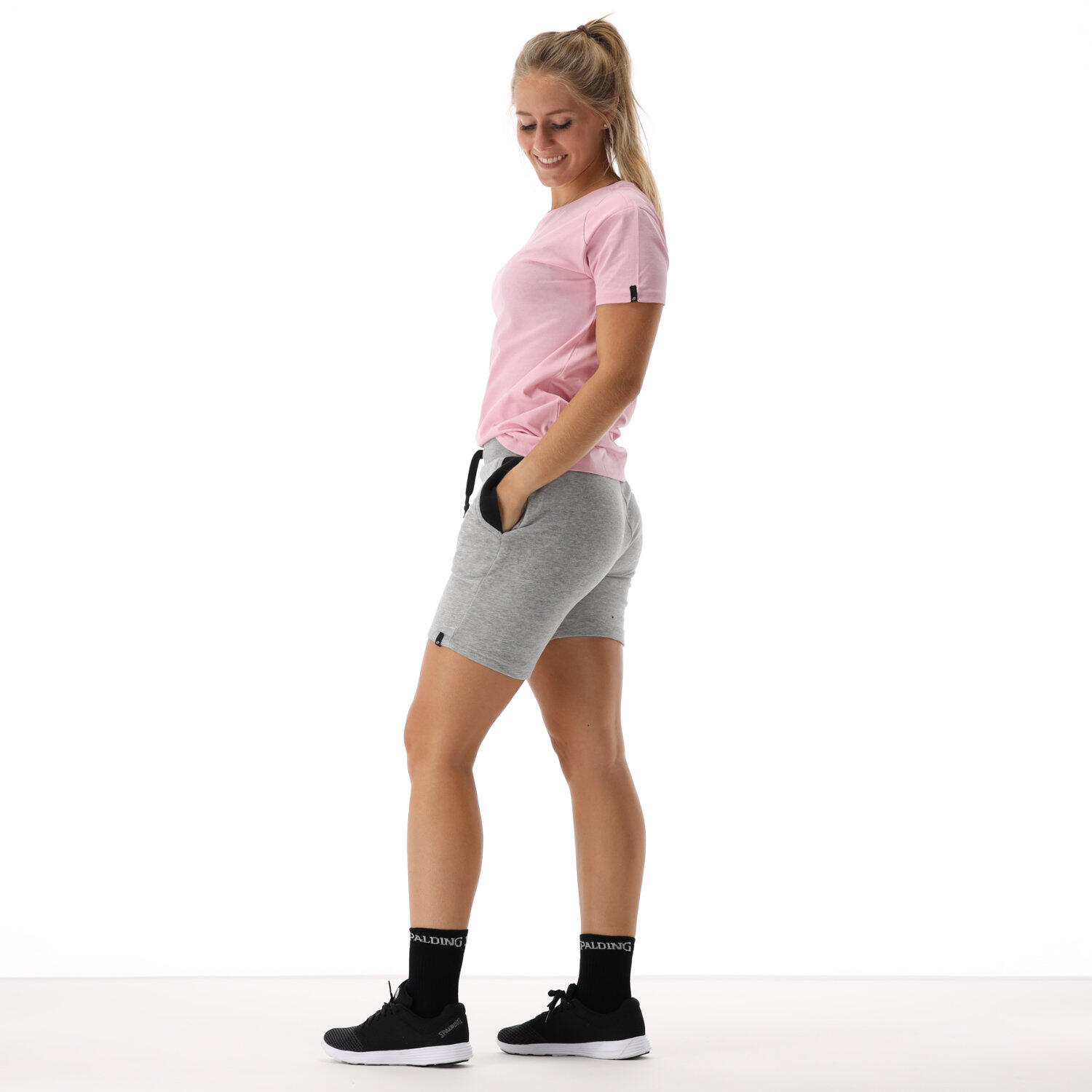 Pantalón corto de mujer Spalding Flow 4/5