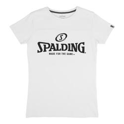 Tshirt voor vrouwen - basketball Essential Logo WIT