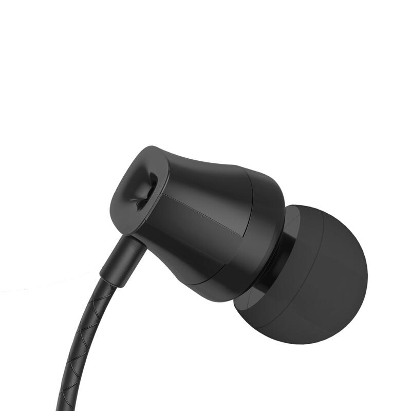 Casti in-ear Basic Lyric, microfon, negru