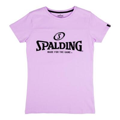 Tshirt voor vrouwen - basketball essential logo licht roze