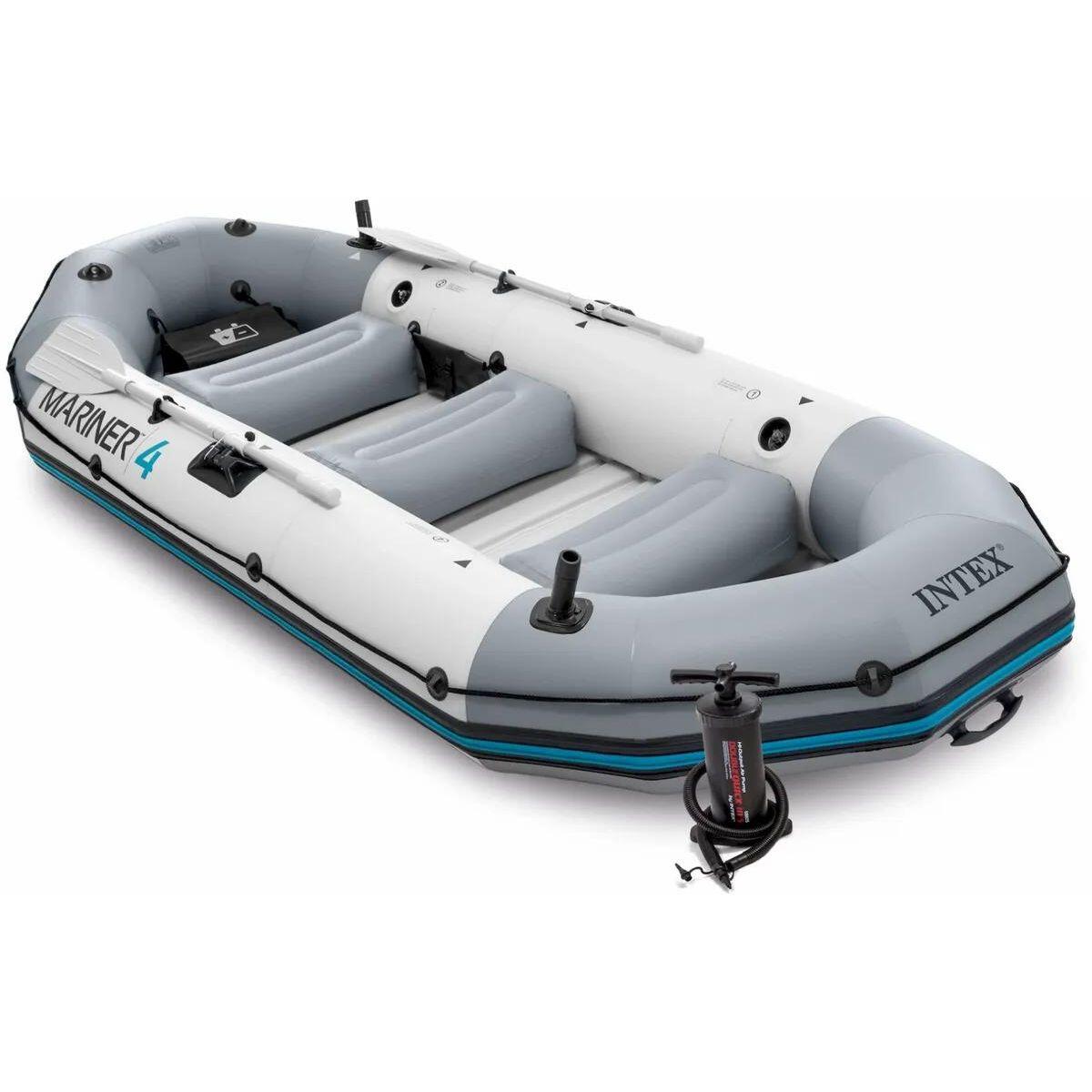 INTEX Opblaasbare boot met accessoires voor 4 personen - Mariner 4