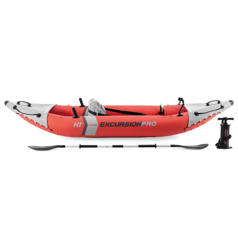 Kayak con portacanne, pagaie e pompa - 1 persona - Intex Excursion Pro
