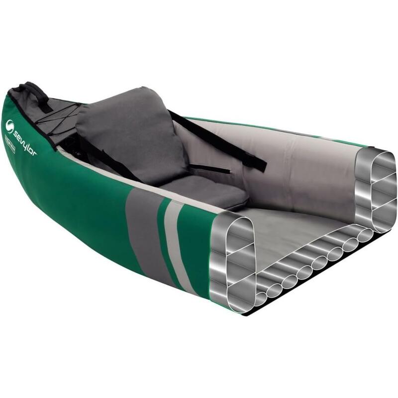 Kayak gonflable pour 3 - sièges réglables - Sevylor Adventure Plus