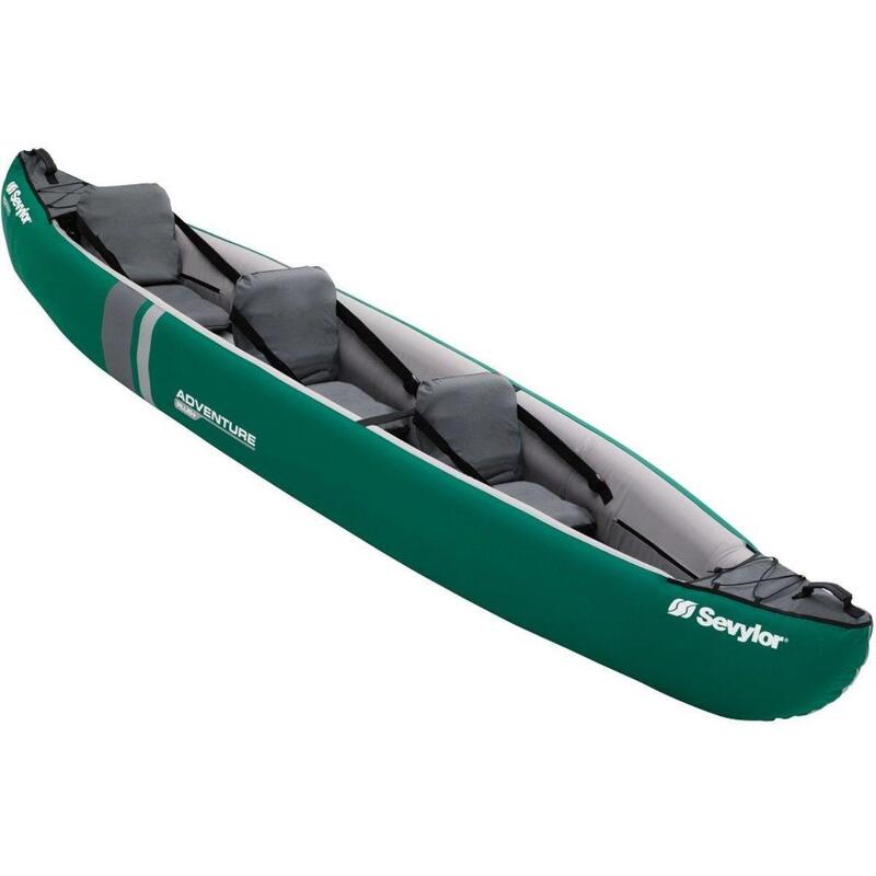 Kayak gonflable pour 3 - sièges réglables - Sevylor Adventure Plus
