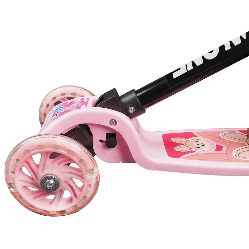 Funride roller könnyű kerekekkel, rózsaszínű