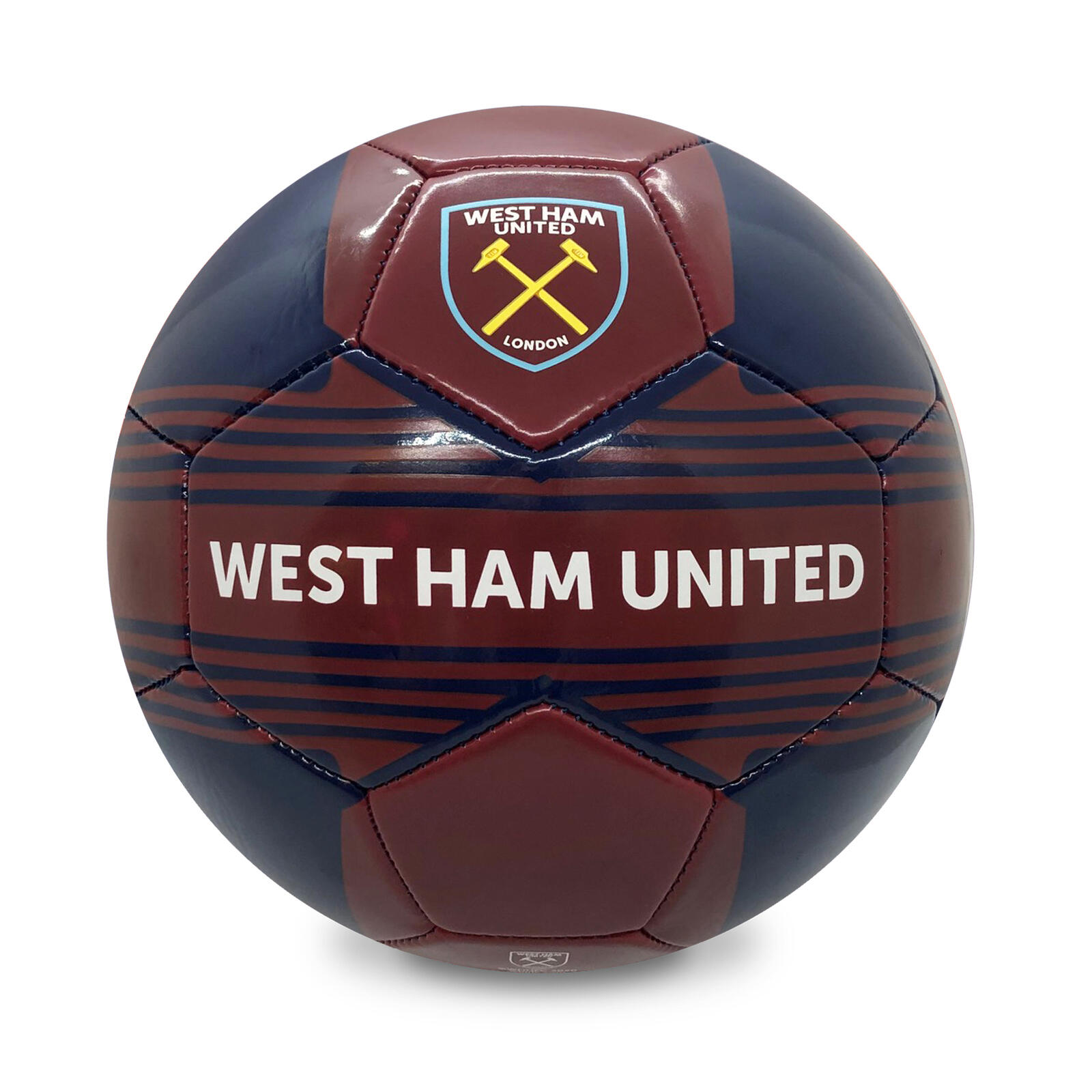 West Ham United Football Size 4 Crest Claret OFFICIAL Gift 1/2