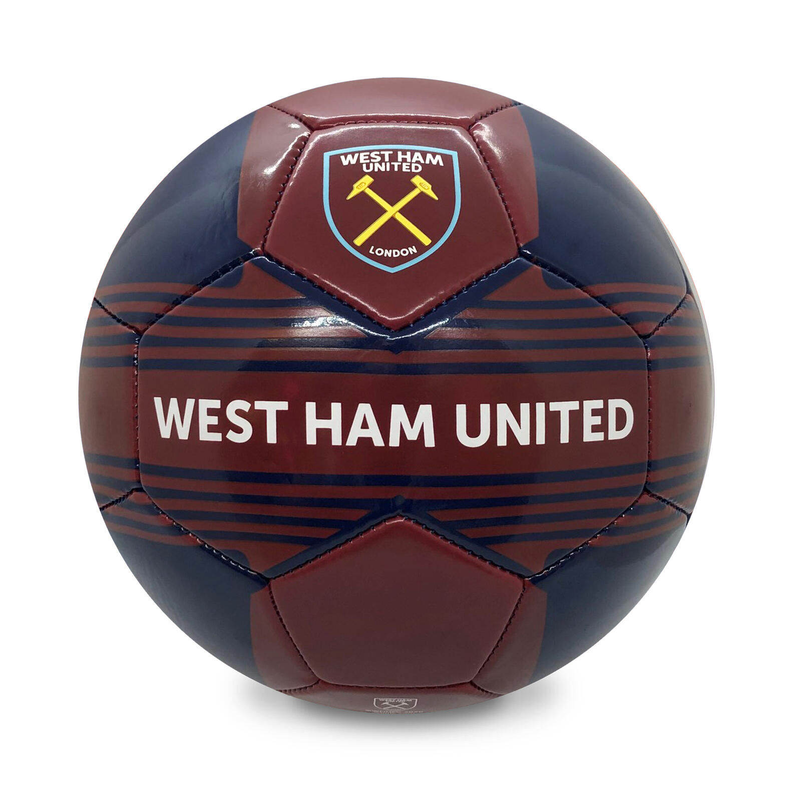 WEST HAM UNITED West Ham United Football Size 4 Crest Claret OFFICIAL Gift