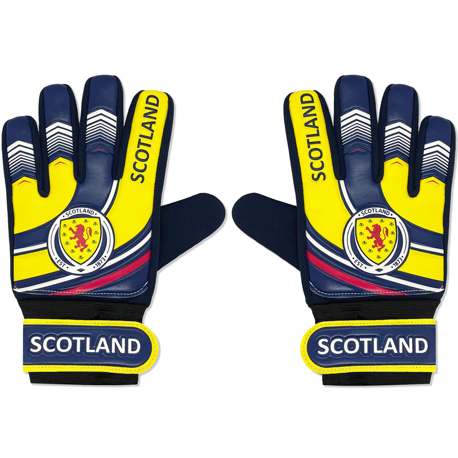 SCOTTISH FA Scotland Boys Gloves Goalie Goalkeeper Kids Youths OFFICIAL Football Gift