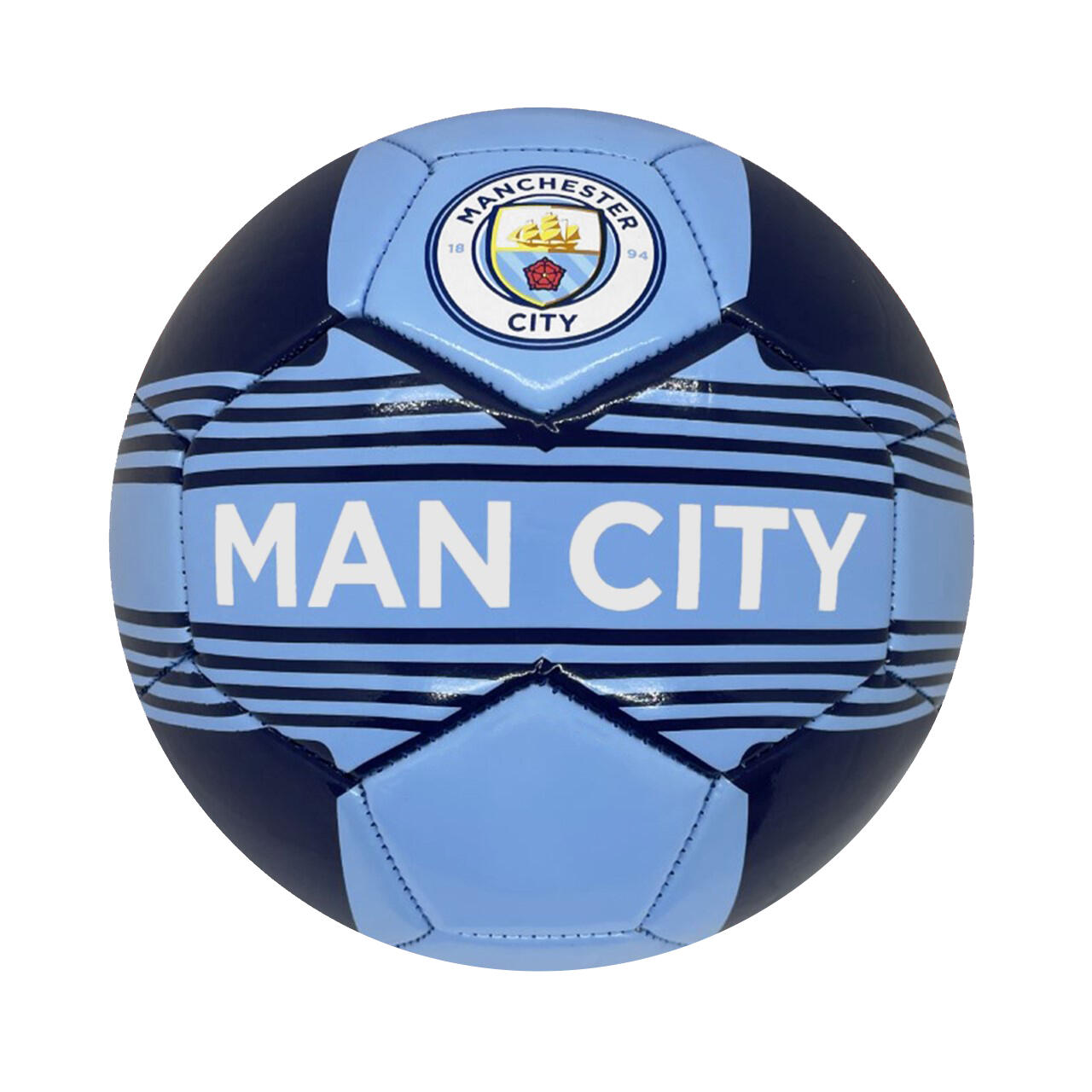 Manchester City Citizen Blue Soccer Ball - FutFanatics