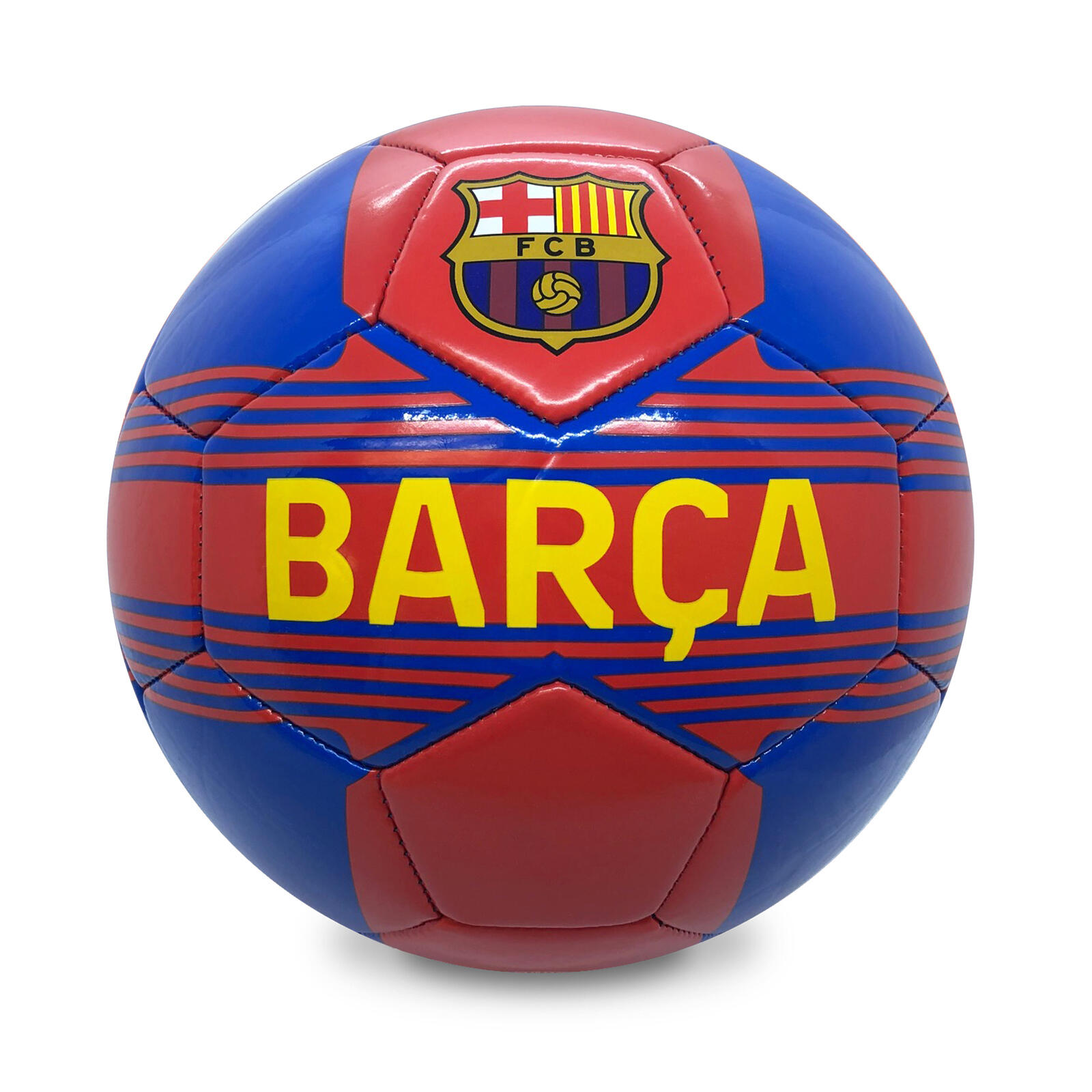 FC BARCELONA FC Barcelona Football Size 4 Crest Blue OFFICIAL Gift