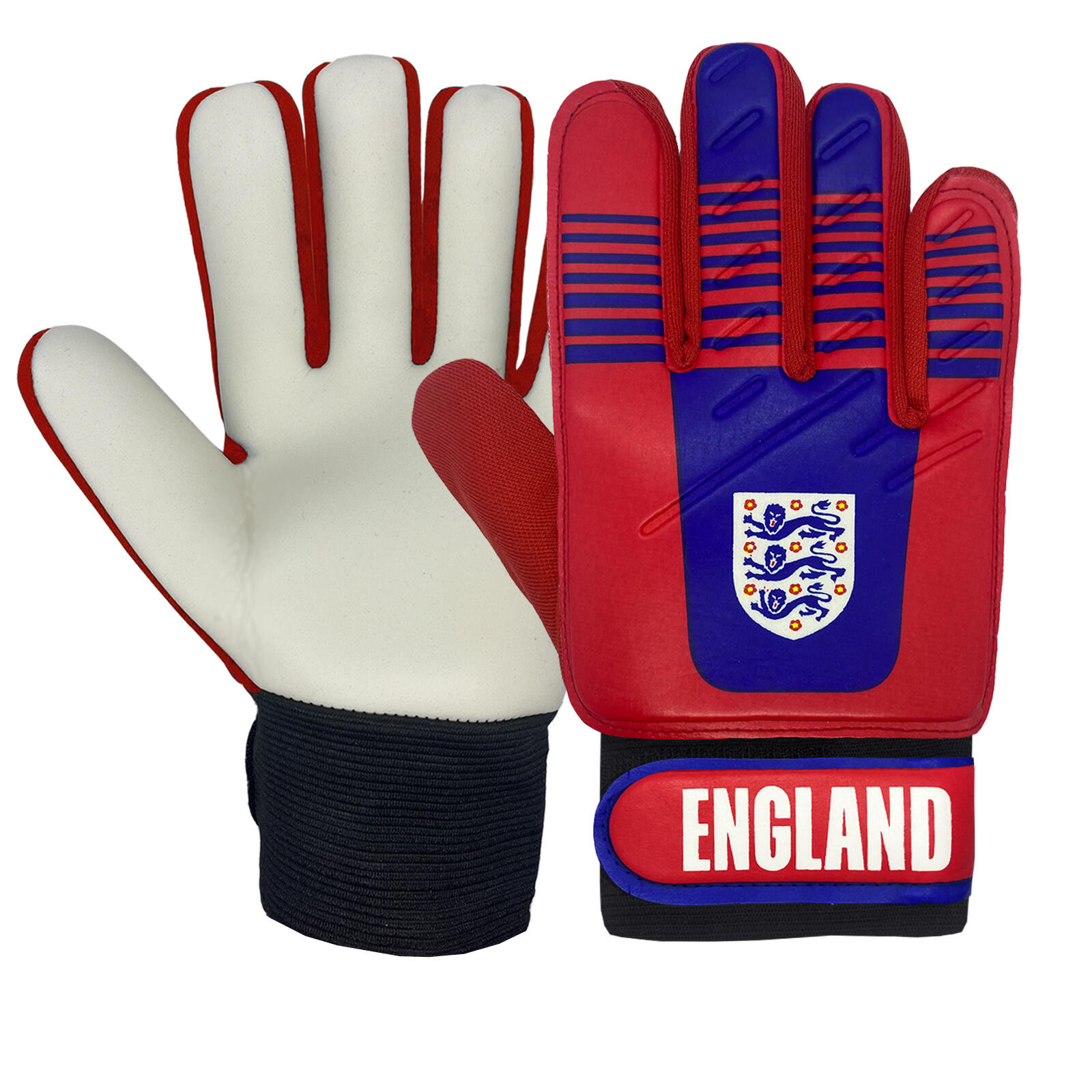 England Boys Gloves Goalie Goalkeeper Kids Youths OFFICIAL Football Gift 1/5