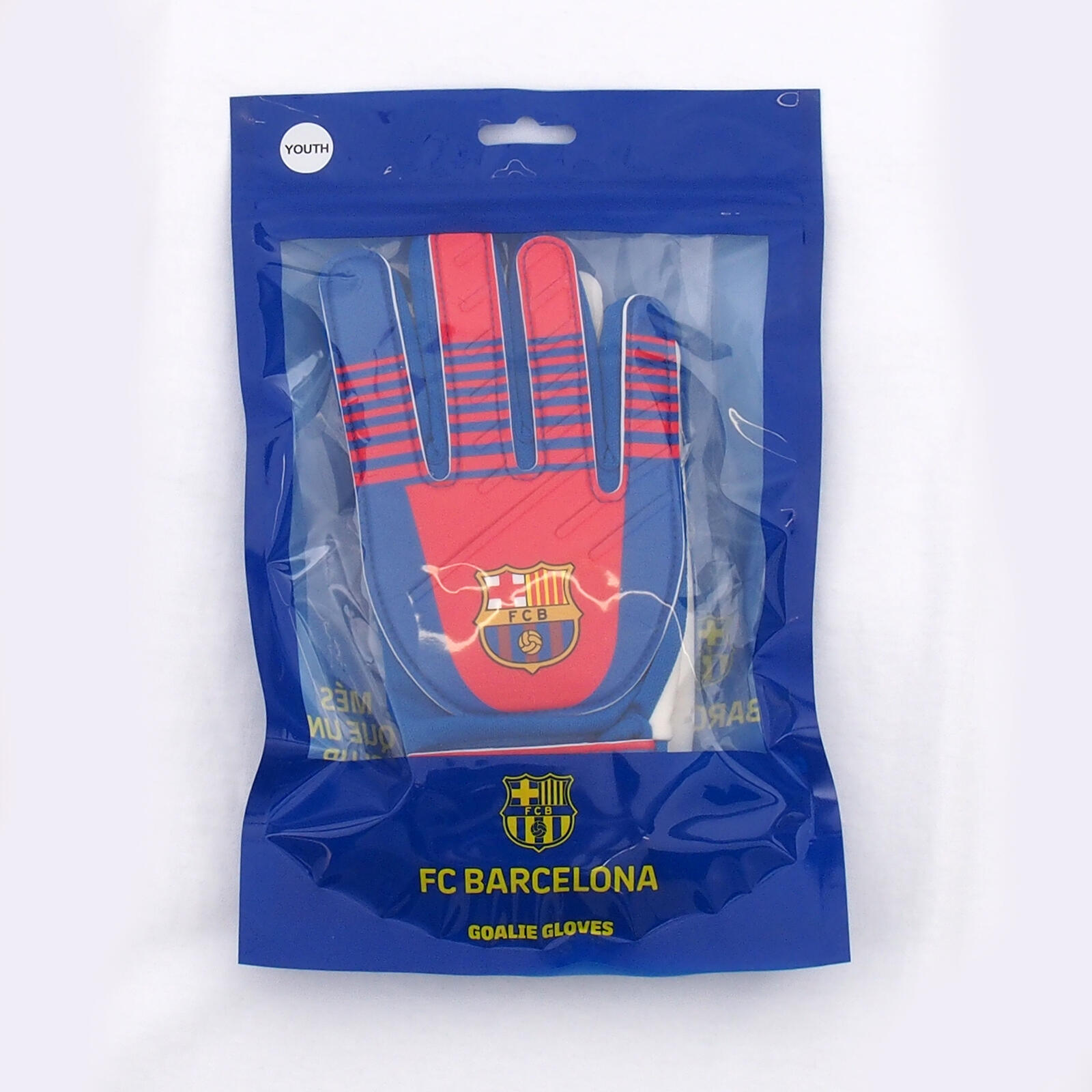FC Barcelona Boys Gloves Goalie Goalkeeper Kids Youths OFFICIAL Football Gift 5/5
