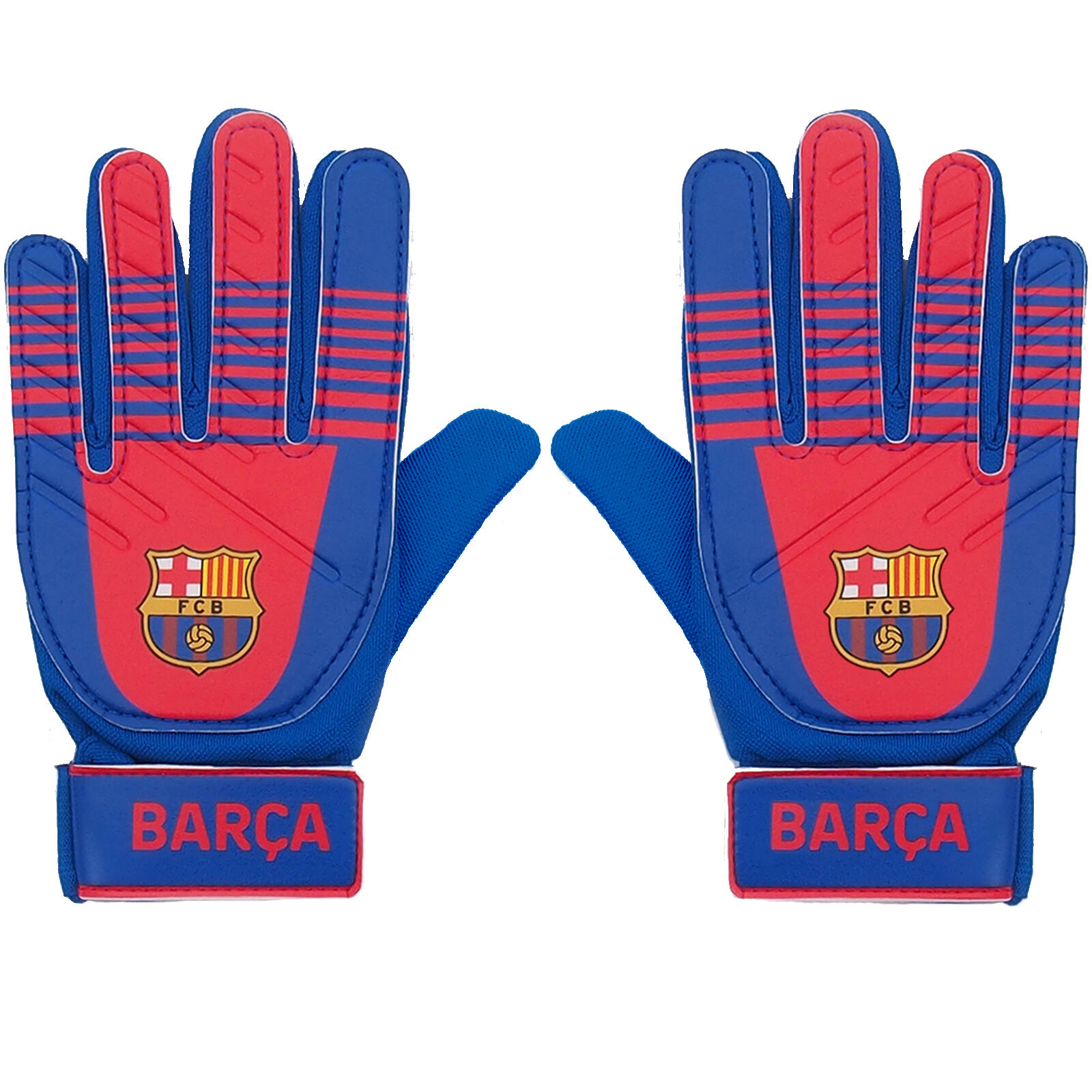 FC BARCELONA FC Barcelona Boys Gloves Goalie Goalkeeper Kids Youths OFFICIAL Football Gift