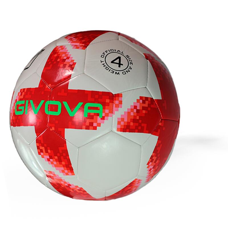 Balón Fútbol Academy Star Blanco/Rojo Pu