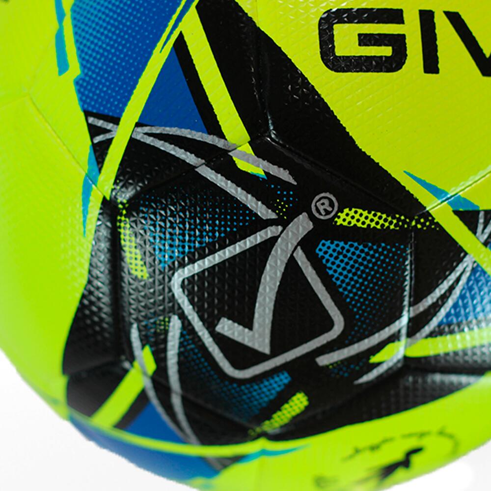 Bola de Futebol New Maya Fluor Amarelo Fluorescente em Poliuretano 2/3