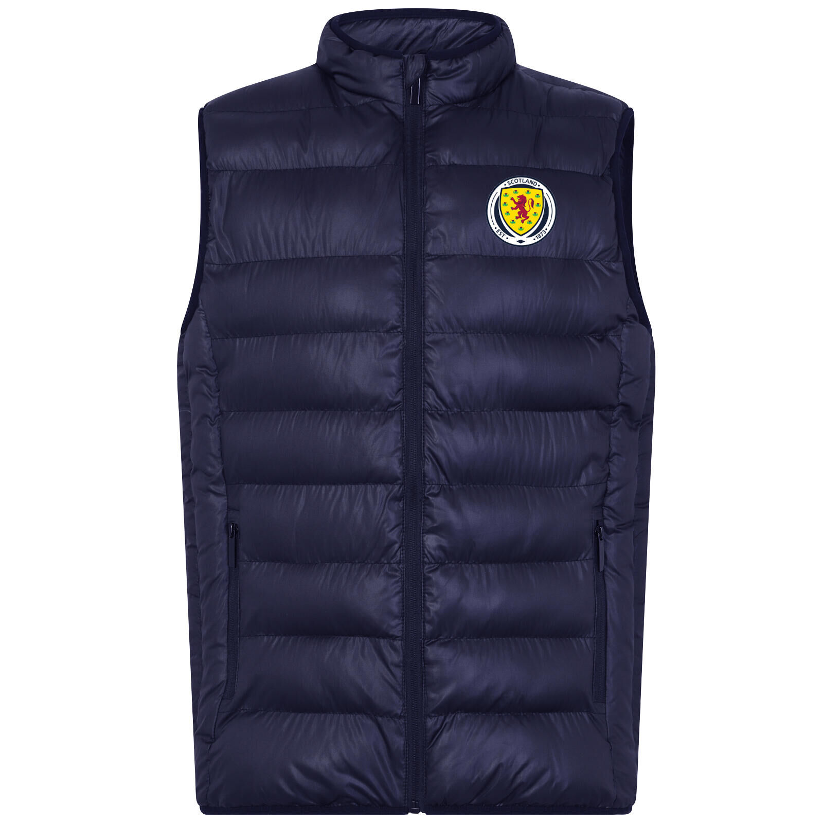 SCOTTISH FA Scotland Mens Gilet Jacket Body Warmer Padded OFFICIAL Football Gift