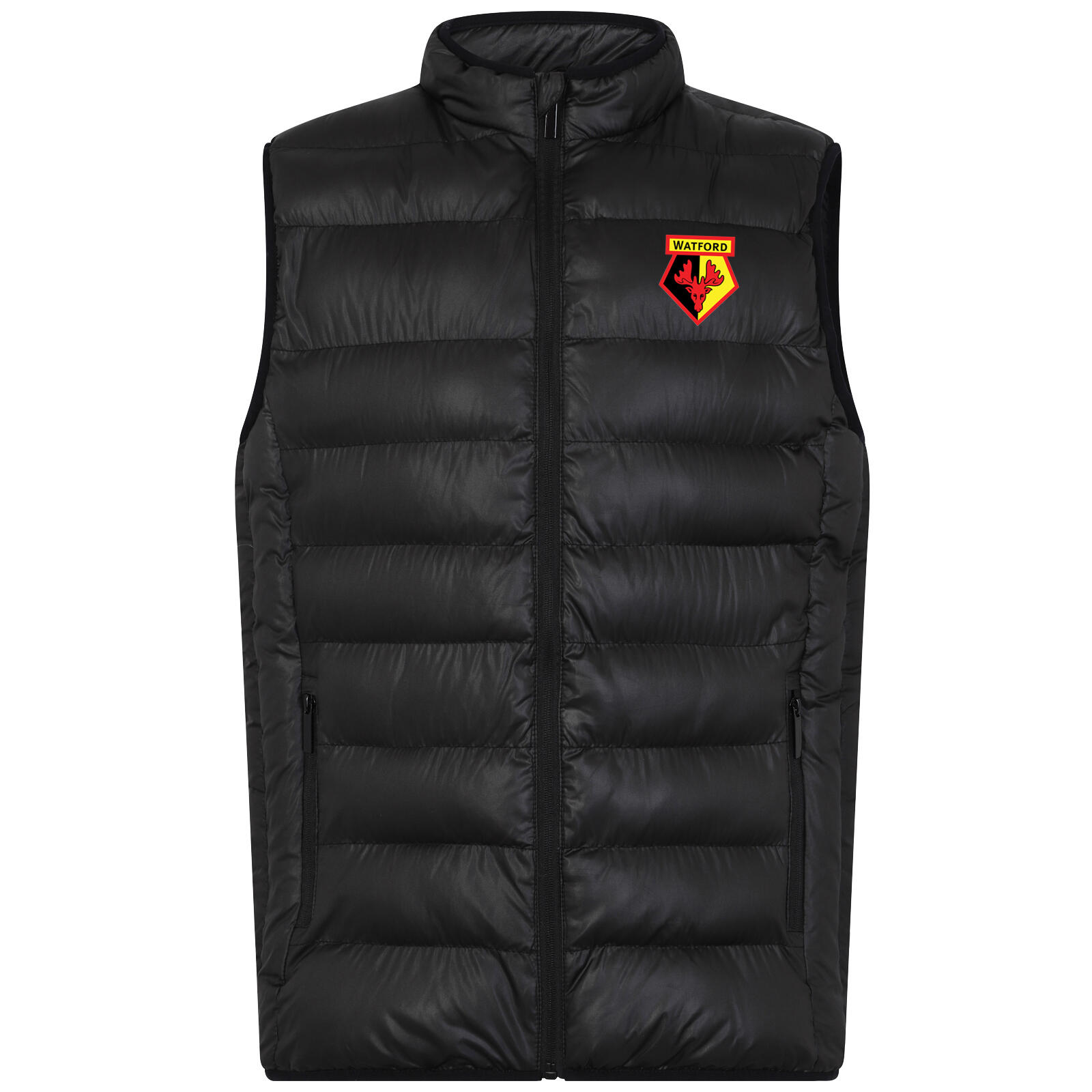 Watford FC Mens Gilet Jacket Body Warmer Padded OFFICIAL Football Gift 1/4