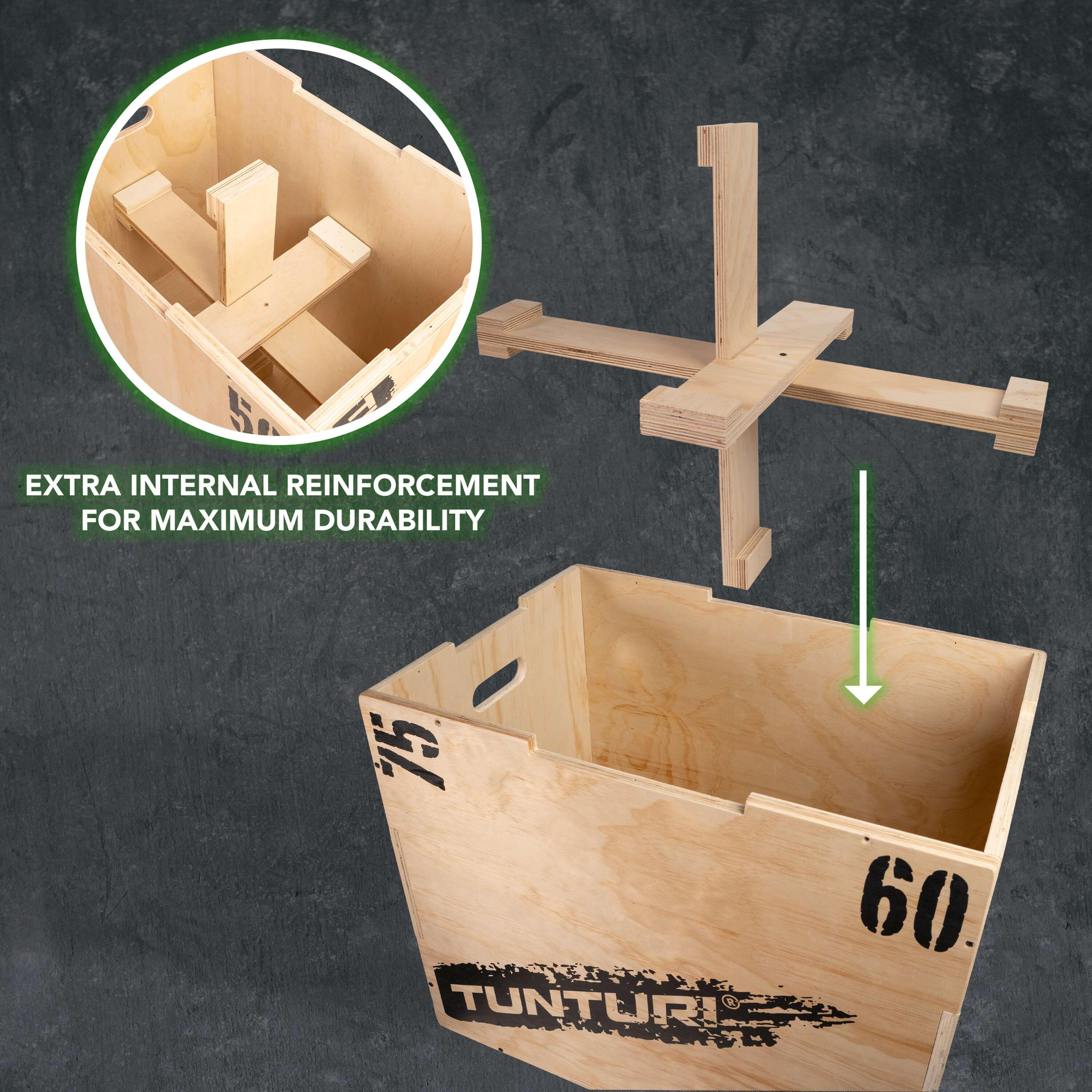 Tunturi Wooden Plyobox 40 / 50 / 60 cm